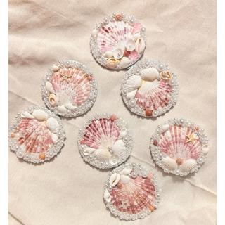 [ Hỏa Tốc] Gương sò ốc mini 🐚🌊 Đồ handmade