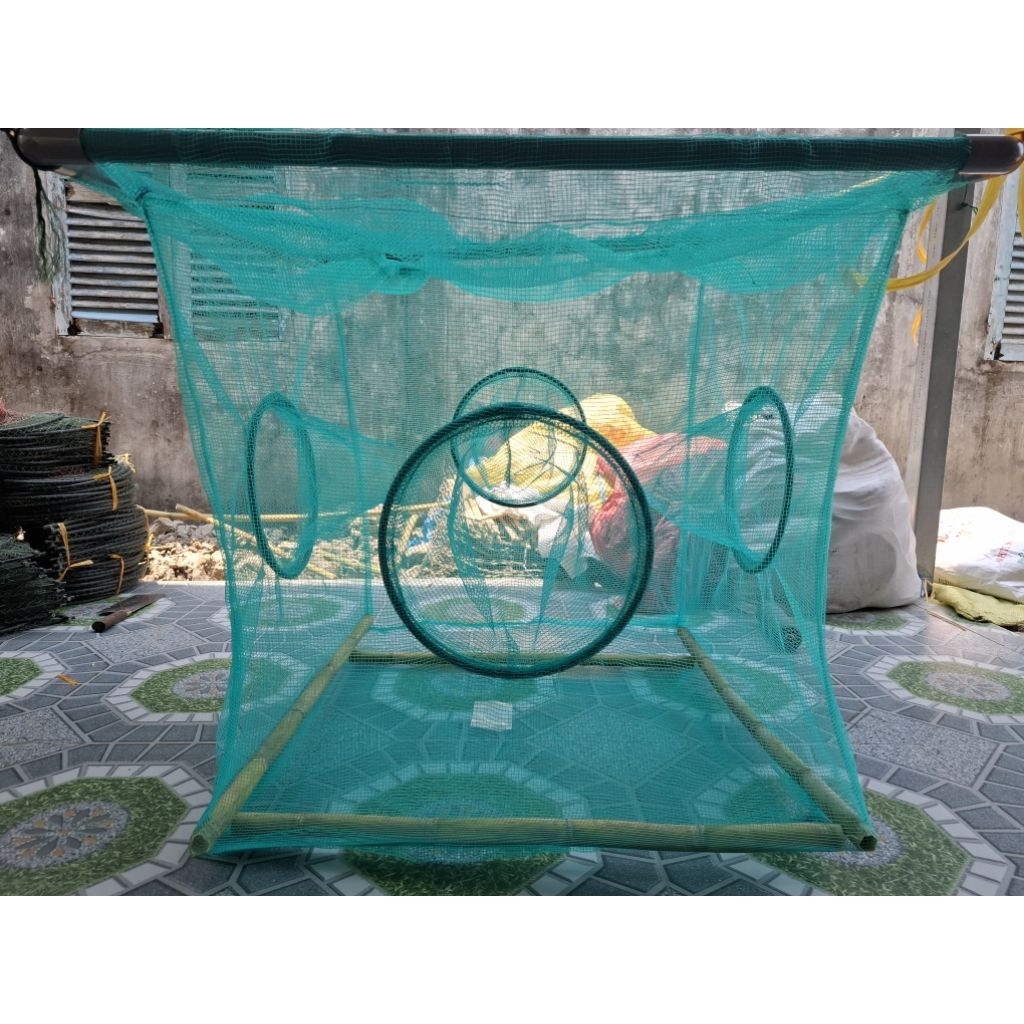 mùng bẫy cá lòng tong mini 80cm vuông