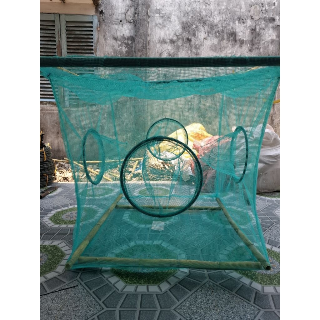 mùng bẫy cá lòng tong mini 80cm vuông
