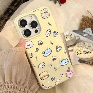 Jelly phim hoạt hình dễ thương cho iPhone17promax trường hợp iphone16 bao gồm tất cả 15/14/13/12/x