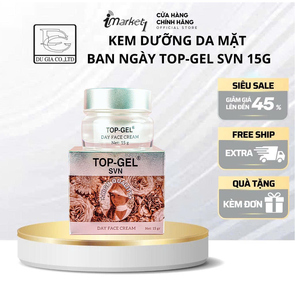 Kem Dưỡng Da Mặt Ban Ngày Top-Gel SVN 15g – Chăm Sóc Da Mỗi Ngày