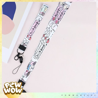 Dây Đeo Điện Thoại / Đeo Thẻ Phong Cách Nhân Vật Chiikawa Cute Bản 2cm Dây Cổ Tay 18cm / Dây Đeo Cổ 45cm