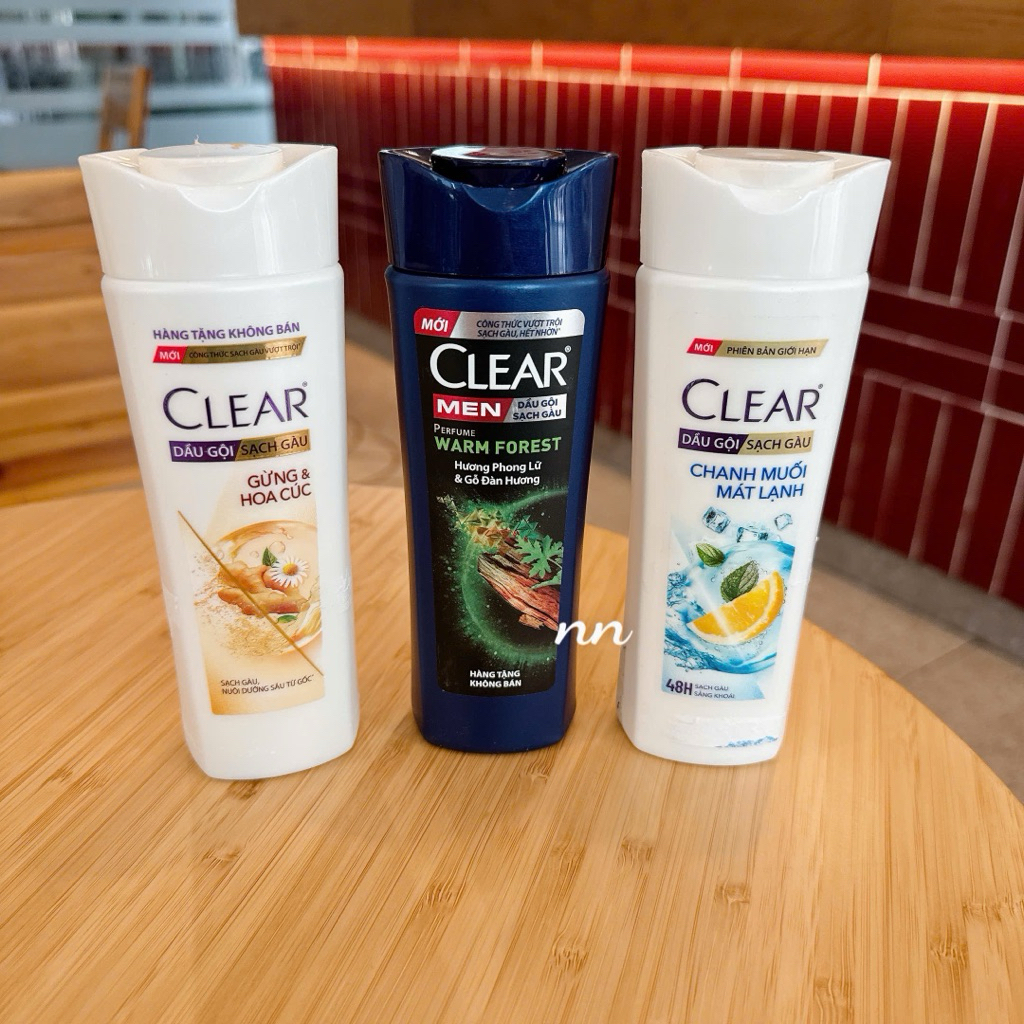 Chai dầu gội Clear 140g sạch gàu dưỡng tóc - Hkm | Shopee Việt Nam
