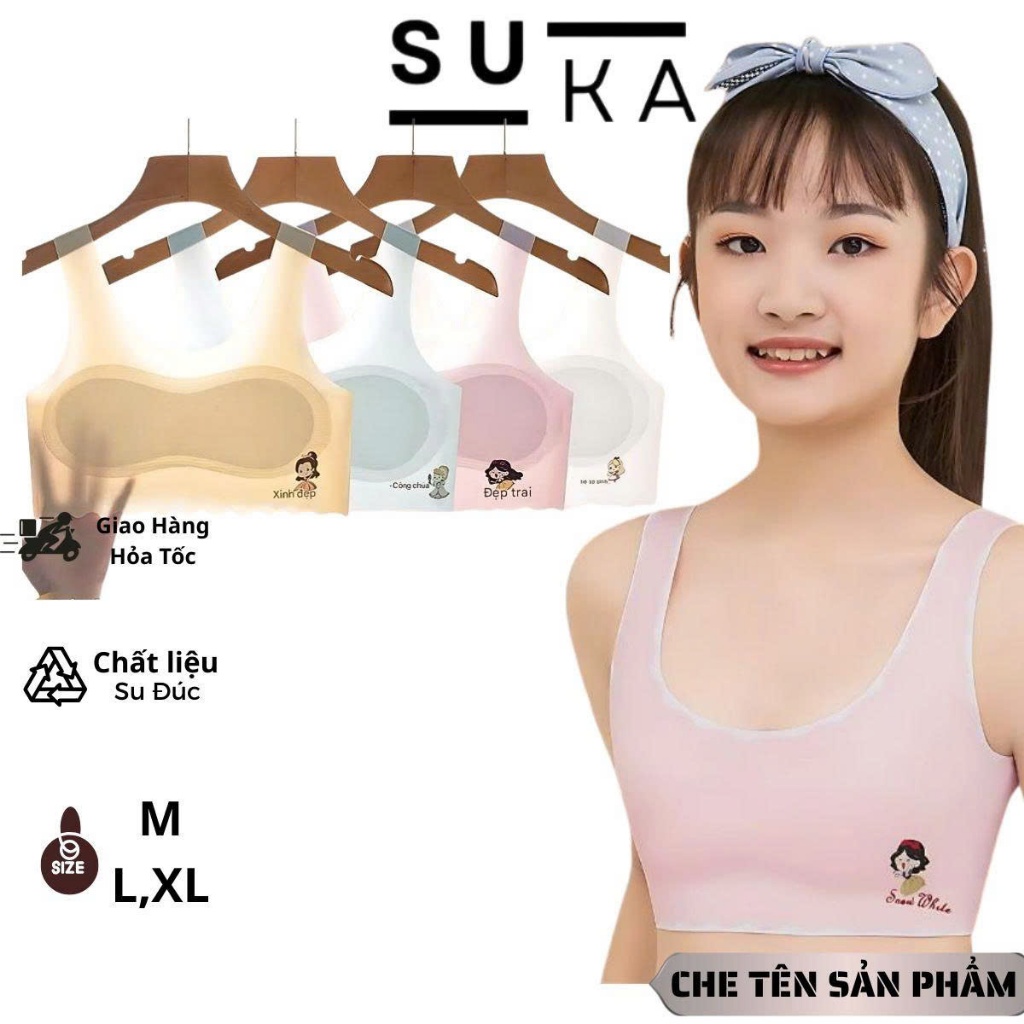 Áo lá su cho bé gái dạng áo lót học sinh hàng 1 lớp mỏng mát từ 22-55kg 6223