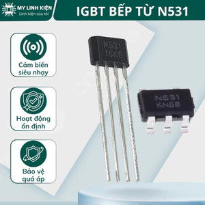 IC lái igbt bếp từ N531 chân cắm chính hãng chất lượng cao