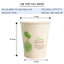 Set 50 cốc giấy dùng 1 lần hình gấu trúc chịu nhiệt, Ly giấy tự phân hủy 235ml thân thiện môi trường