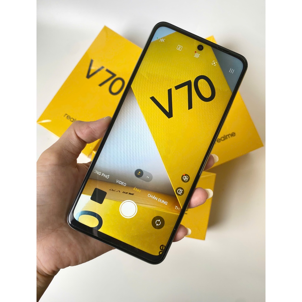 [Chính hãng] Điện thoại Realme V70 Fullbox 6GB/128GB nguyên zin đẹp keng kèm cường lực ốp BH 06 tháng