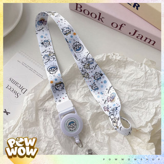 Dây Đeo Thẻ Nhân Viên Tơrua Kéo Rút Phong Cách Nhân Vật Hoạt Hình Đáng Yêu Cute Chiikawa, Mario, Stitch, Totoro, Sanrio