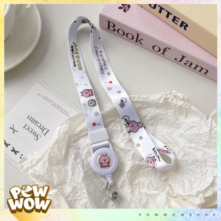 Dây Đeo Thẻ Nhân Viên Tơrua Kéo Rút Phong Cách Nhân Vật Hoạt Hình Đáng Yêu Cute Chiikawa, Mario, Stitch, Totoro, Sanrio