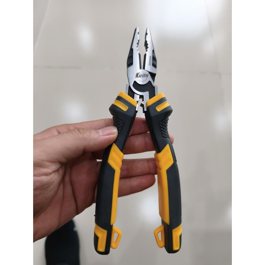 Kìm Đa Năng KIRITO 6 Inch / 8 Inch – Kìm Công Nghiệp Có Bấm Cos & Kìm Thông Thường – Thép CR-V