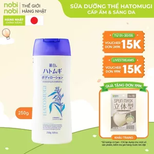 Kem/ Sữa dưỡng thể Body làm sáng da Hatomugi chiết xuất hạt Ý Dĩ 250g