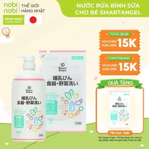 Combo Bình Nước Rửa Bình 800ml + Túi Nước Rửa Bình 750ml