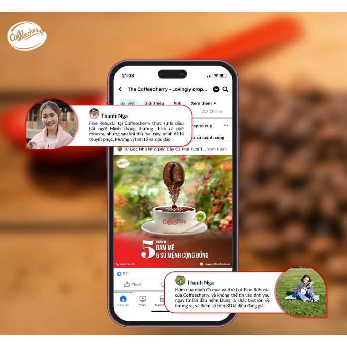 Cà Phê Đặc Sản Fine Robusta - specialty coffee rang mộc 100% đậm đà hậu ngọt, Pha Phin, Pha Máy
