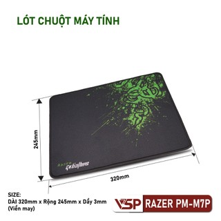 Bàn di chuột chơi game VSP PM-M7P W245 X L320 X H4mm