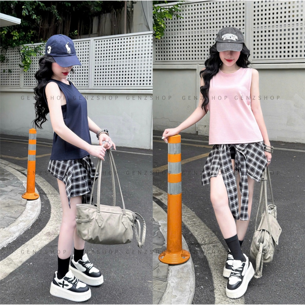 [Genzshop] Tanktop Daily Vibe Thoáng Mát Thoải Mái Mùa Hè