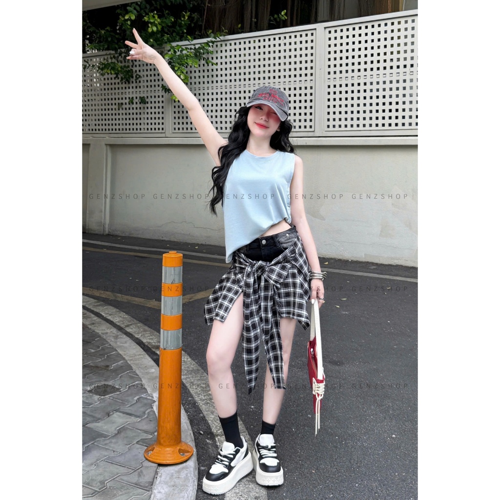 [Genzshop] Tanktop Daily Vibe Thoáng Mát Thoải Mái Mùa Hè