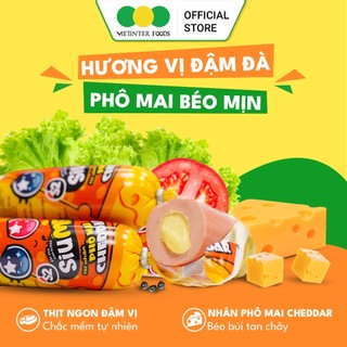 Combo 20 Cây Xúc Xích Siume Nhân Phô Mai Cheddar Vietinter Foods (Cây 34g)