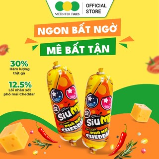 Combo 20 Cây Xúc Xích Siume Nhân Phô Mai Cheddar Vietinter Foods (Cây 34g)