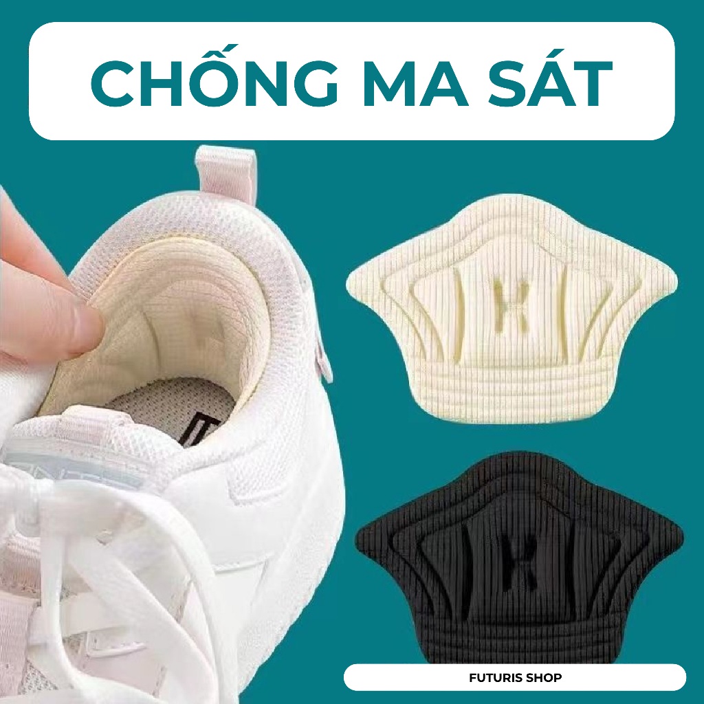 Miếng Lót Gót Giày – Dán Gót Giày - Đệm Gót Giảm Size, Chống Tuột Gót, Êm Chân Cho Giày Nam Nữ