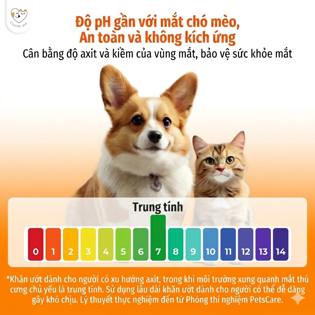 Cassiel Pet Khăn Uớt Chuyên Dụng Dể Làm Sạch Mắt Ráy Tai Và Vết ố Nước Mắt Cho Chó Mèo An Toàn Và Không Gây Kích Ung