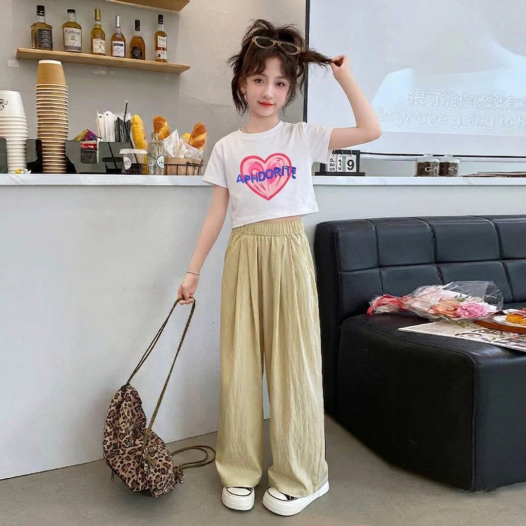 Quần suông gió nhăn cho bé gái size đại BEESHOP H26051