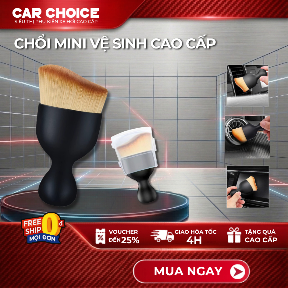 Chổi Vệ Sinh Nội Thất Ô Tô Chổi Quét Mini Lông Mềm Mịn Làm Sạch Khe ...