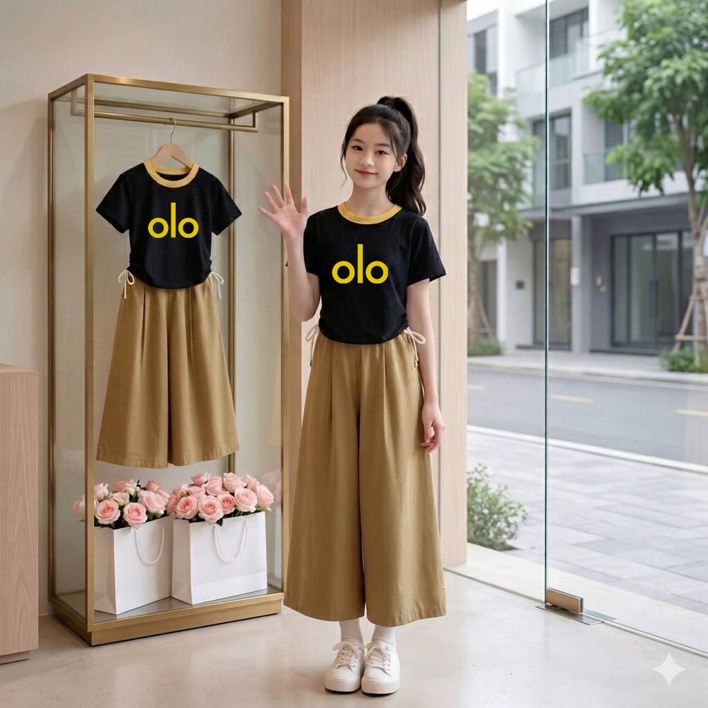 Quần ống sớ cho bé gái size đại BEESHOP H26063
