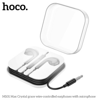 Tai nghe nhét tai Hoco M101 Max cổng 3.5 (Trắng) - Phụ Kiện Nhất Tín