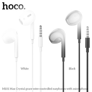 Tai nghe nhét tai Hoco M101 Max cổng 3.5 (Trắng)