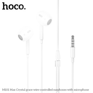 Tai nghe nhét tai Hoco M101 Max cổng 3.5 (Trắng) - Phụ Kiện Nhất Tín
