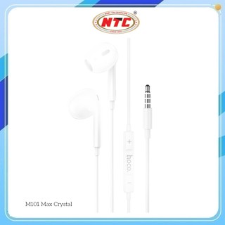 Tai nghe nhét tai Hoco M101 Max cổng 3.5 (Trắng)
