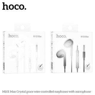 Tai nghe nhét tai Hoco M101 Max cổng 3.5 (Trắng)
