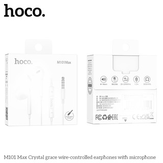 Tai nghe nhét tai Hoco M101 Max cổng 3.5 (Trắng)
