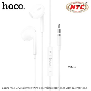 Tai nghe nhét tai Hoco M101 Max cổng 3.5 (Trắng) - Phụ Kiện Nhất Tín