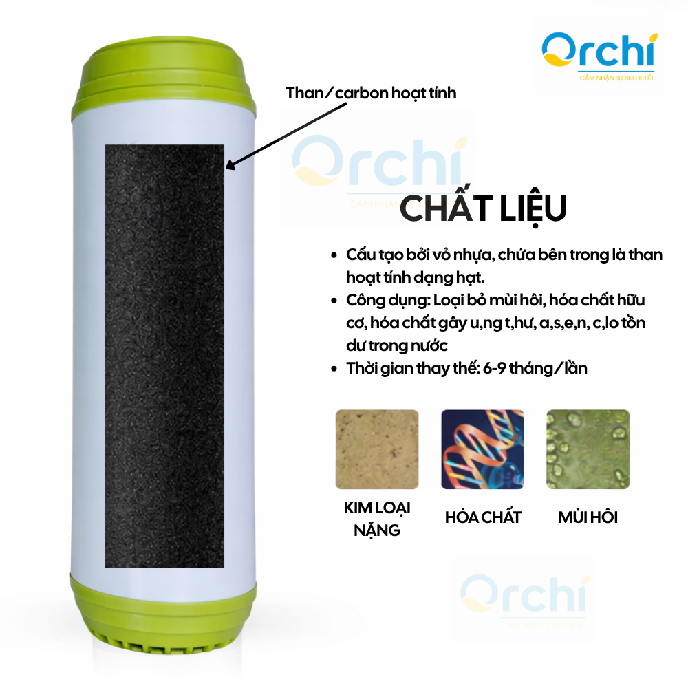 Lõi Lọc Nước Số 2 Kangaroo ECO Than Hoạt Tính Chính Hãng Khử Mùi Hôi Clo Có Trong Máy Lọc Nước Hiệu Quả