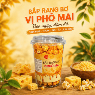 Combo bắp rang bơ 4 vị thơm ngon, giòn tan