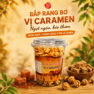Combo bắp rang bơ 4 vị thơm ngon, giòn tan