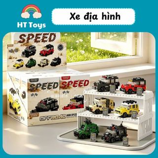 Xe Địa Hình Lắp Ráp Mini – Đồ Chơi Xếp Hình  Nhiều Mẫu Sưu Tầm HT Toys