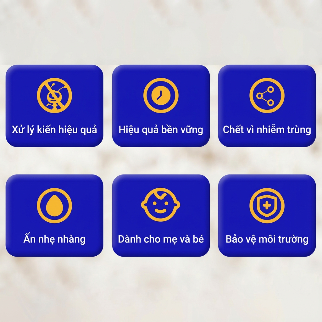 Nhập khẩu từ Đức-thuốc diệt kiến 35g Hiệu quả nhanh An toàn Dùng cho gia dụng