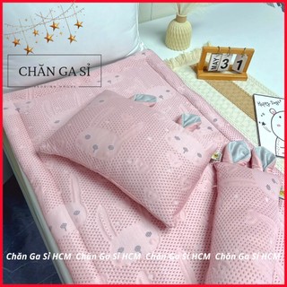 💫HÀNG ĐẸP💫Bộ Nệm Gối Băng Lạnh Cao Cấp Cho Bé Nằm Mát Lạnh, Êm Ái - Chăn Ga Sỉ HCM
