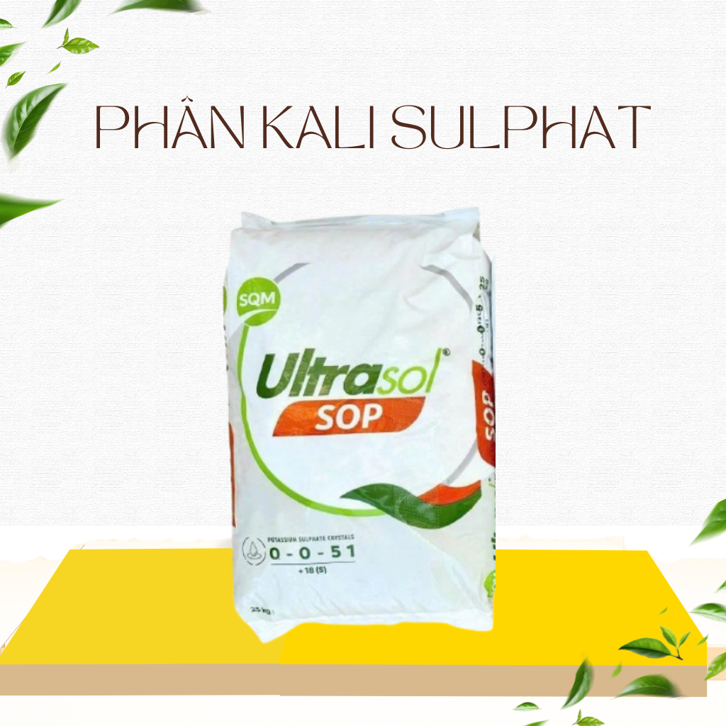 {CHÍNH HÃNG} Phân Kali Sunphat SOP Ultrasol SQM 0-0-51 +18S | Tăng Ngọt ...