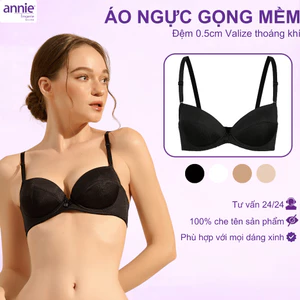 annie Áo Ngực Gọng Mềm Êm Ái Chất Liệu Valize Cao Cấp Mềm Mại Đệm Mỏng 0.5cm Thiết Kế Tinh Tế Dễ Phối Đồ BRA3013b