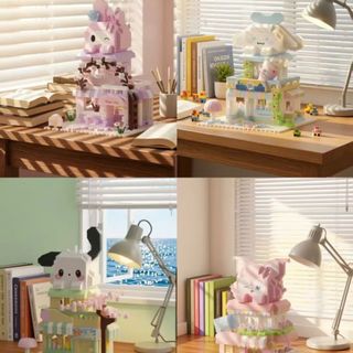 Bộ Lắp Ráp Nhà Mini Nhân Vật Dễ Thương – Đồ Chơi Xếp Mini House Trang Trí Bàn HT Toys