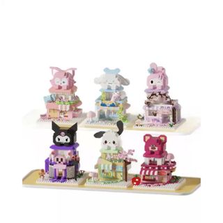 Bộ Lắp Ráp Nhà Mini Nhân Vật Dễ Thương – Đồ Chơi Xếp Mini House Trang Trí Bàn HT Toys