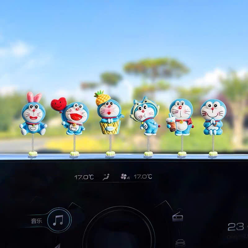 Set Lò Xo Trang Trí Lắc Lư Trên Xe, Hoa Các Màu, Hình Dán Chibi Hoạt Hình Dễ Thương, Decor Xe, Mũ Bảo Hiểm< Kèm Keo Dán> - ảnh 6