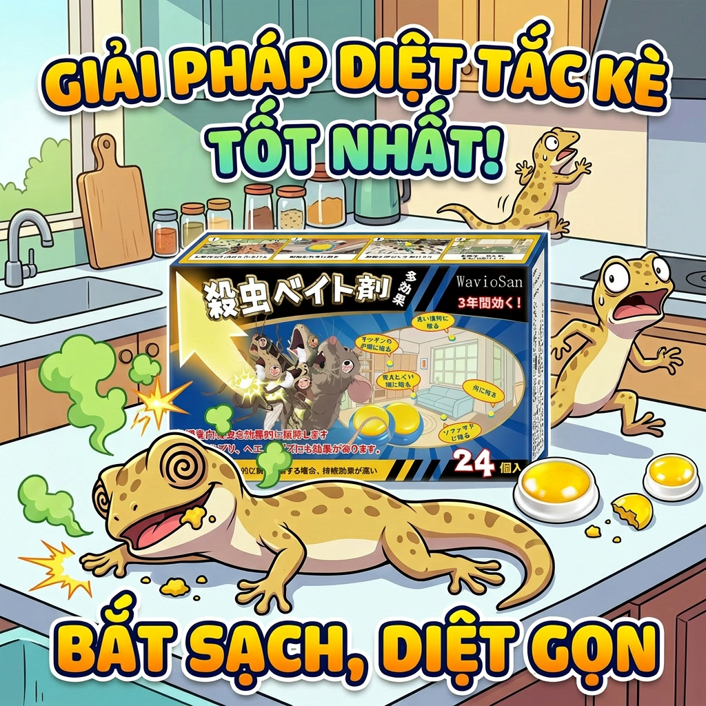 100 năm không có thằn lằn Bả diệt thằn lằn bả diệt thằn lằn Thuốc diệt tắc kè Giết tắc kè An toàn cho người và thú cưng