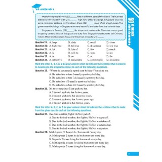 Sách - 50 Đề thực chiến luyện thi Tiếng Anh vào lớp 10 (có đáp án) 264 Trang