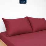 Bộ ga gối 3 món nệm kích thước 1m8x2m Lụa Tencel 60s Mướt Home cao cấp, mềm, mịn, thoáng mát, 2 vỏ gối nằm, 1 ga giường — ảnh 5