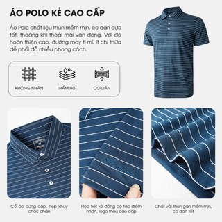 Áo Polo Nam MENTORIS Vải Coolmax Cao Cấp, Form Gọn Gàng, Mặc Hằng Ngày MPL35