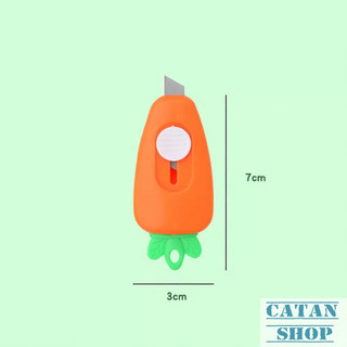 Dao Rọc Giấy, Dao Cắt Giấy Văn Phòng Nhiều Mẫu Cá Heo Cà Rốt Bút Đáng Yêu, Dao Mini Lưỡi Bén An toàn